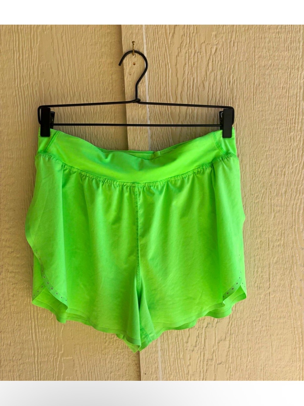 lululemon athletica Bright Lime Green Athletic Shorts
